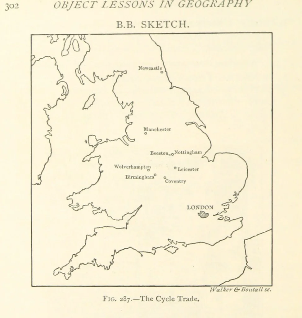 An illustration from Object Lessons in Geography for Standards I. II. & III, 1899, leaf 324