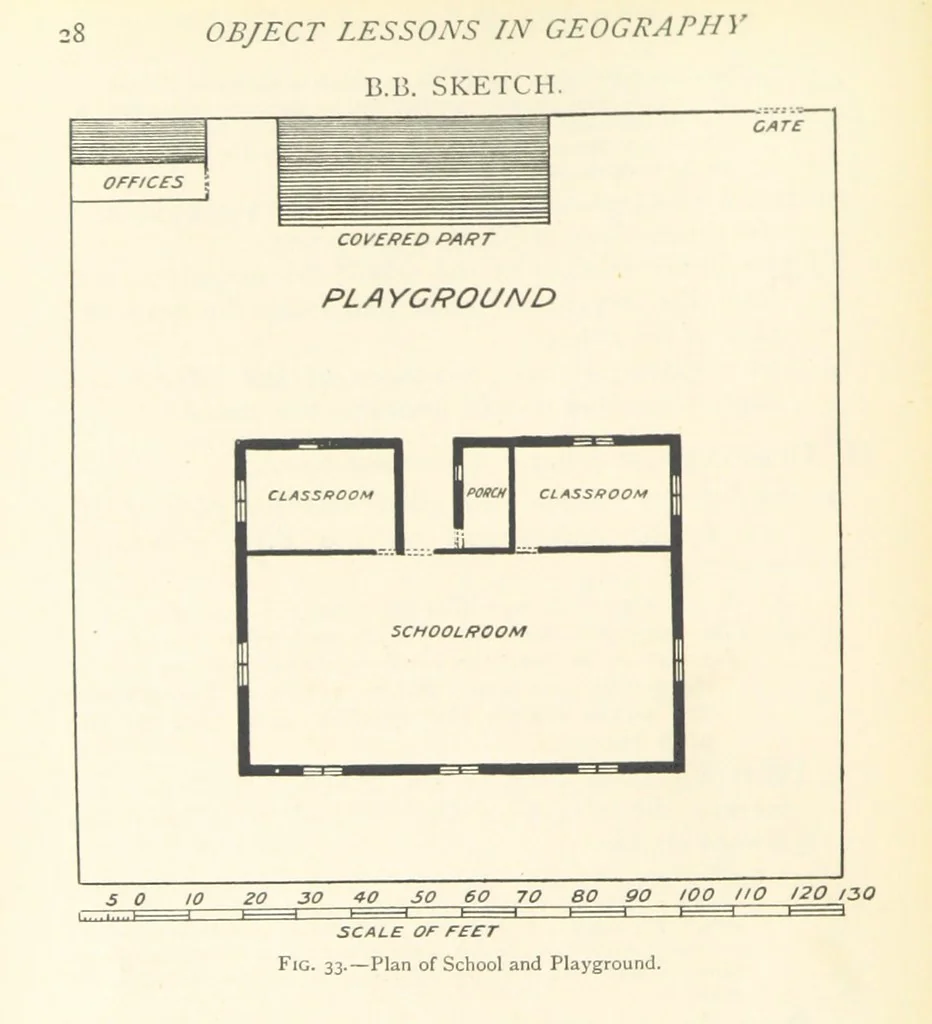 An illustration from Object Lessons in Geography for Standards I. II. & III, 1899, leaf 48