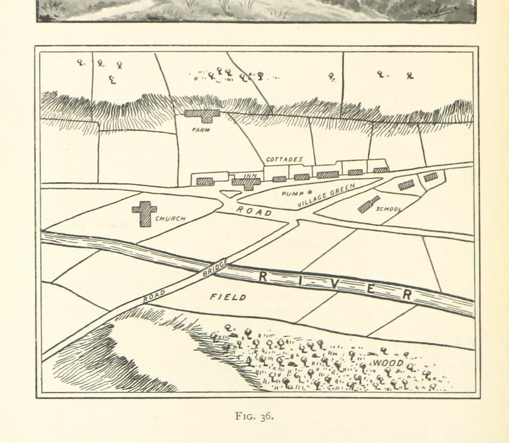 An illustration from Object Lessons in Geography for Standards I. II. & III, 1899, leaf 52