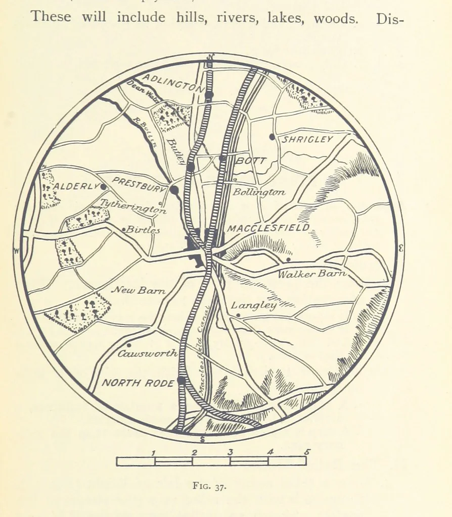 An illustration from Object Lessons in Geography for Standards I. II. & III, 1899, leaf 55