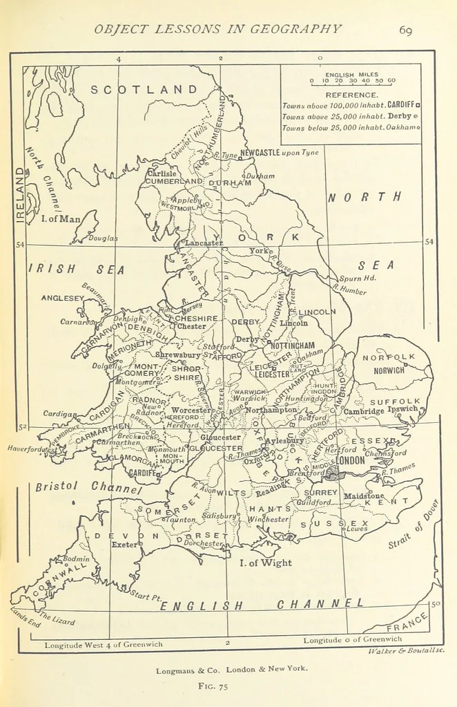 An illustration from Object Lessons in Geography for Standards I. II. & III, 1899, leaf 89