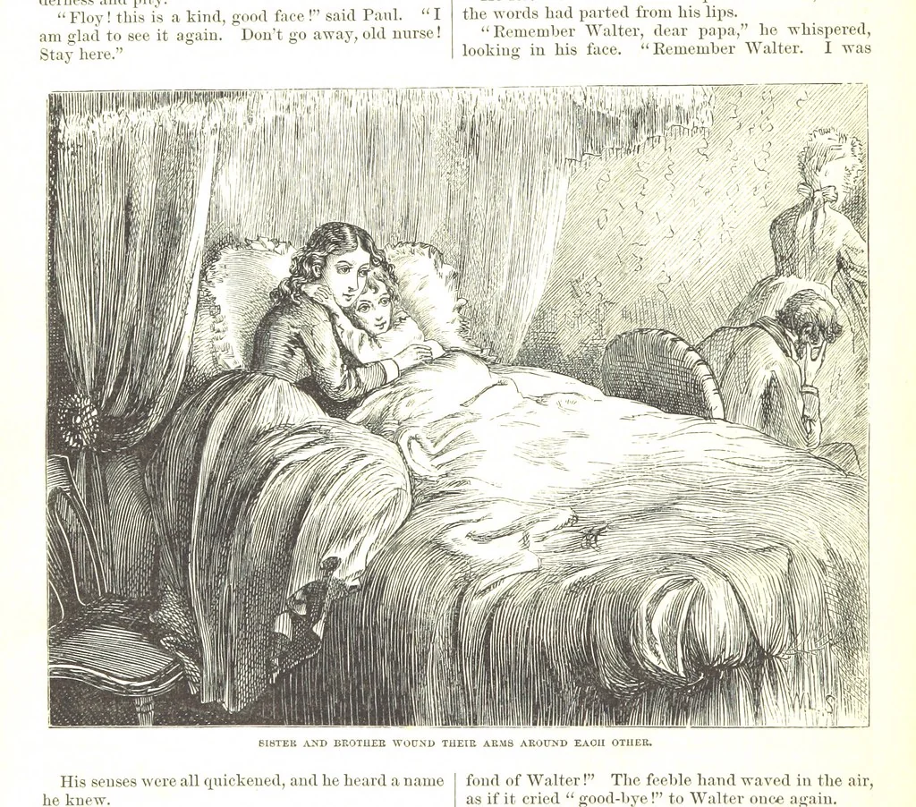 An illustration from Thirty plates, proofs of illustrations to the “Household edition” of the works of Charles Dickens.] [1875, 76], leaf 104
