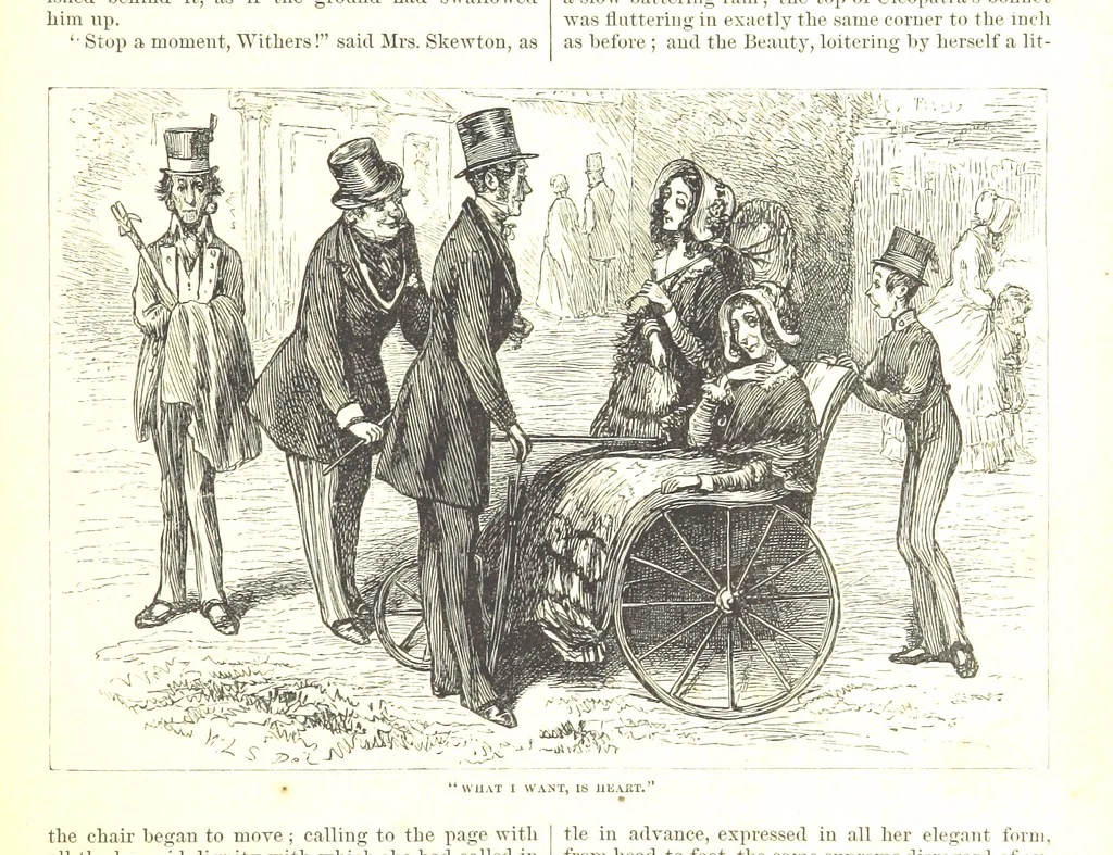 An illustration from Thirty plates, proofs of illustrations to the “Household edition” of the works of Charles Dickens.] [1875, 76], leaf 129