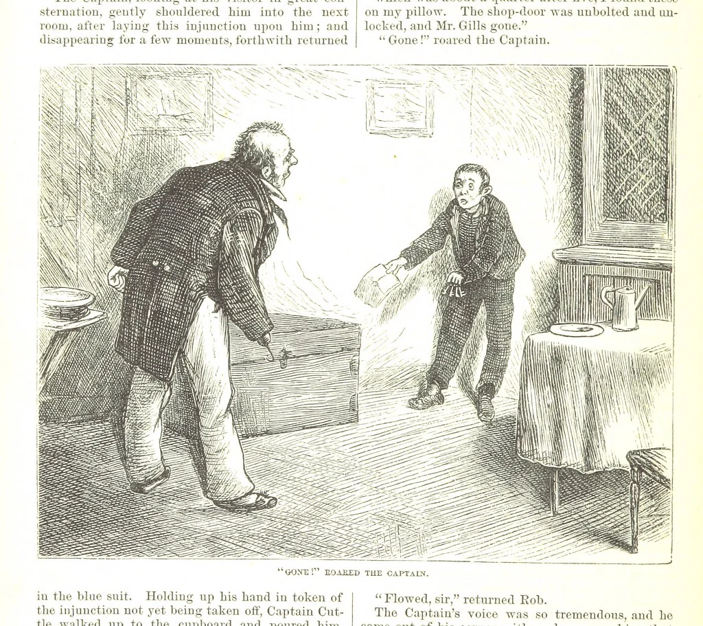 An illustration from Thirty plates, proofs of illustrations to the “Household edition” of the works of Charles Dickens.] [1875, 76], leaf 154
