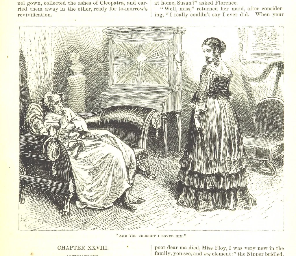 An illustration from Thirty plates, proofs of illustrations to the “Household edition” of the works of Charles Dickens.] [1875, 76], leaf 171
