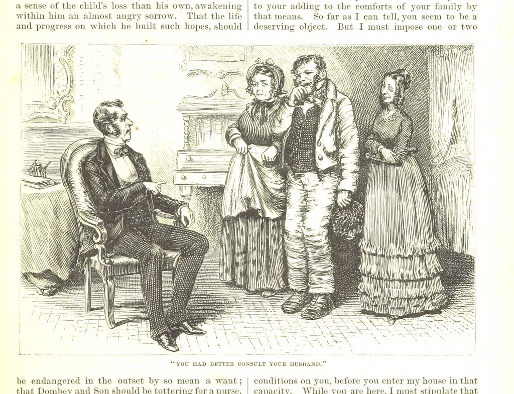 An illustration from Thirty plates, proofs of illustrations to the “Household edition” of the works of Charles Dickens.] [1875, 76], leaf 19