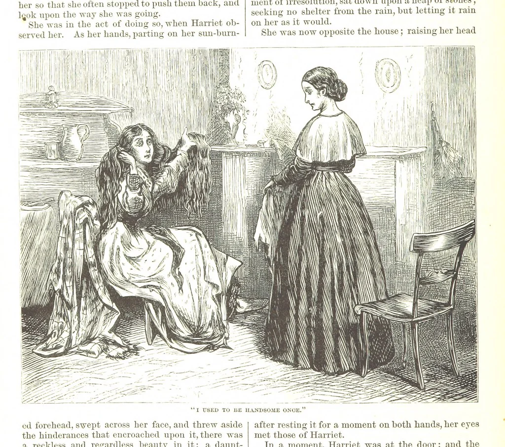 An illustration from Thirty plates, proofs of illustrations to the “Household edition” of the works of Charles Dickens.] [1875, 76], leaf 204