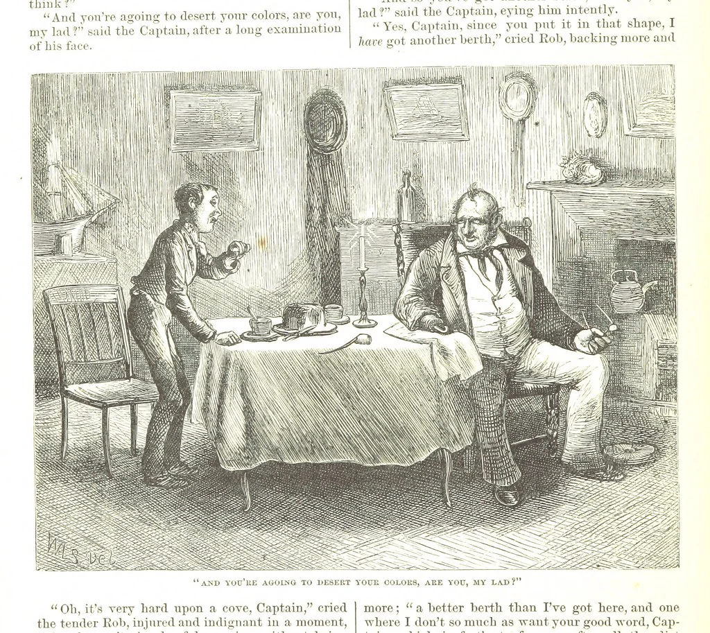 An illustration from Thirty plates, proofs of illustrations to the “Household edition” of the works of Charles Dickens.] [1875, 76], leaf 230