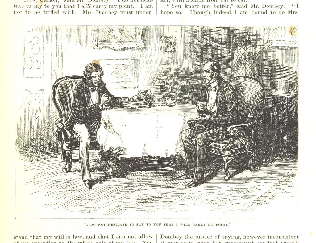 An illustration from Thirty plates, proofs of illustrations to the “Household edition” of the works of Charles Dickens.] [1875, 76], leaf 249