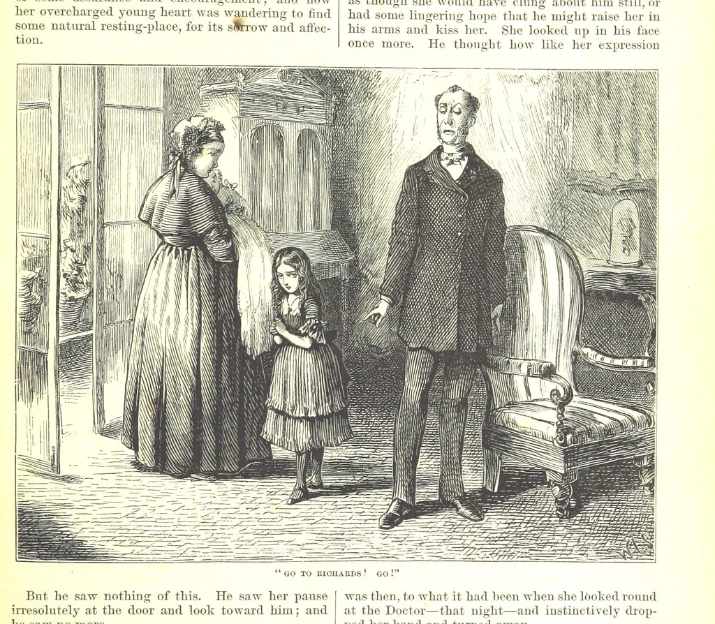 An illustration from Thirty plates, proofs of illustrations to the “Household edition” of the works of Charles Dickens.] [1875, 76], leaf 25