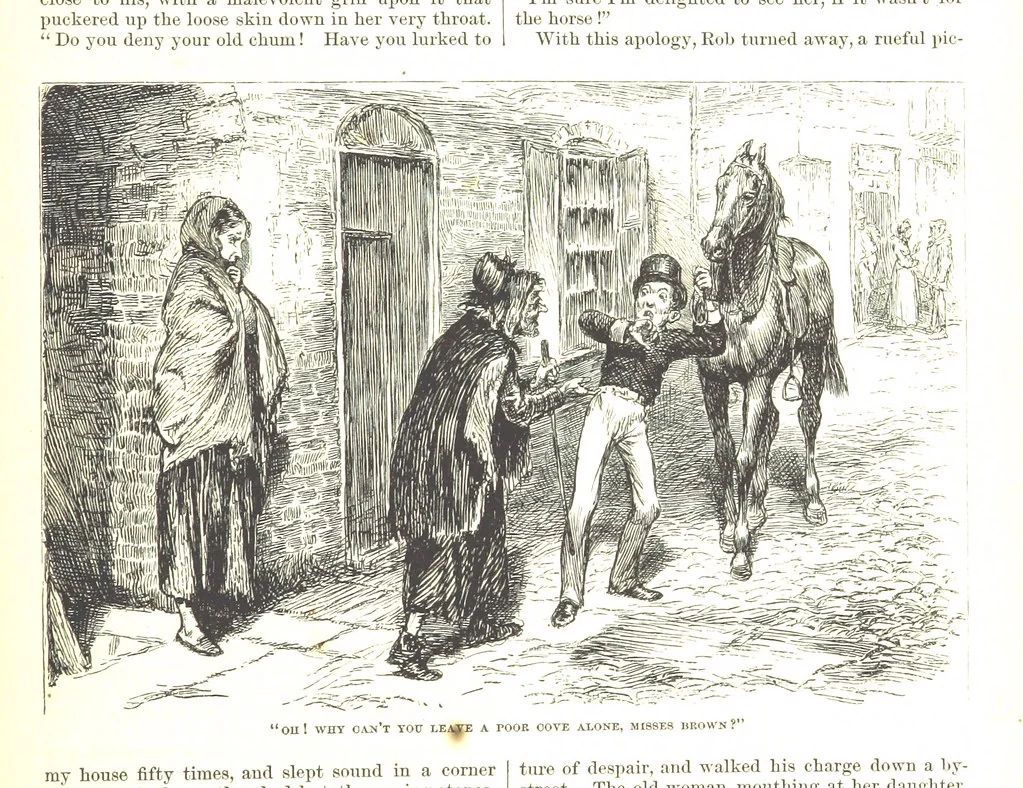 An illustration from Thirty plates, proofs of illustrations to the “Household edition” of the works of Charles Dickens.] [1875, 76], leaf 265