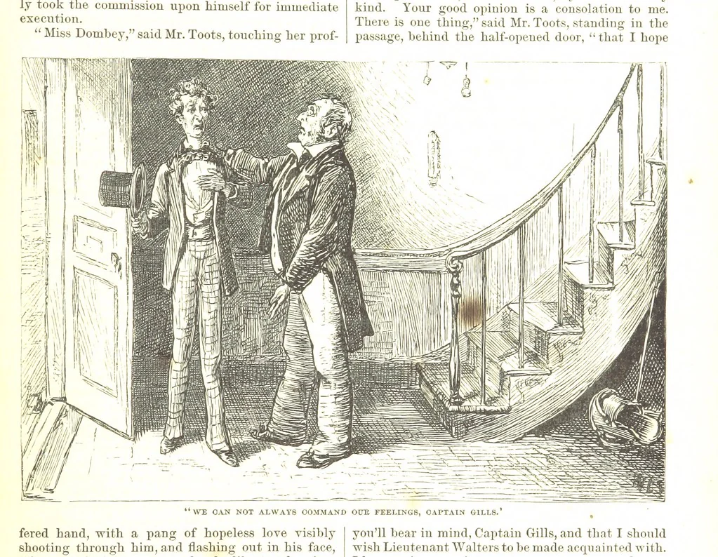 An illustration from Thirty plates, proofs of illustrations to the “Household edition” of the works of Charles Dickens.] [1875, 76], leaf 293