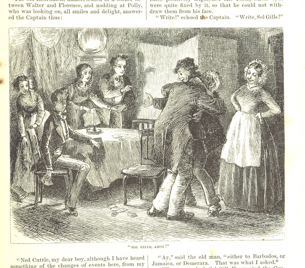 An illustration from Thirty plates, proofs of illustrations to the “Household edition” of the works of Charles Dickens.] [1875, 76], leaf 329