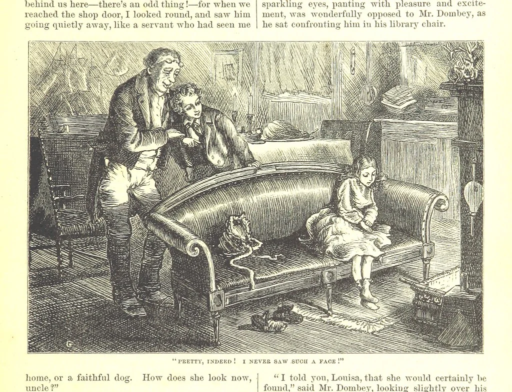 An illustration from Thirty plates, proofs of illustrations to the “Household edition” of the works of Charles Dickens.] [1875, 76], leaf 45