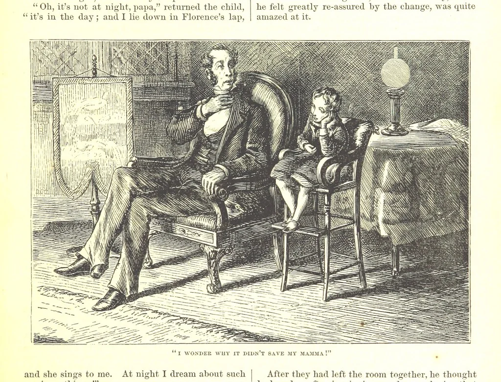 An illustration from Thirty plates, proofs of illustrations to the “Household edition” of the works of Charles Dickens.] [1875, 76], leaf 51