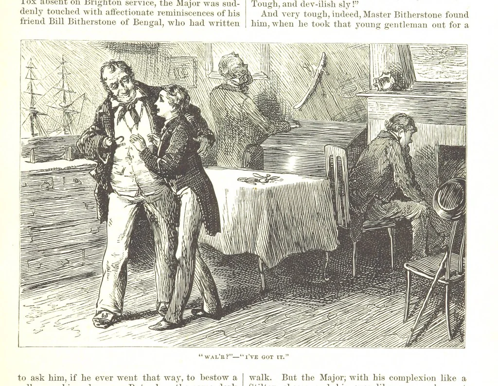 An illustration from Thirty plates, proofs of illustrations to the “Household edition” of the works of Charles Dickens.] [1875, 76], leaf 63