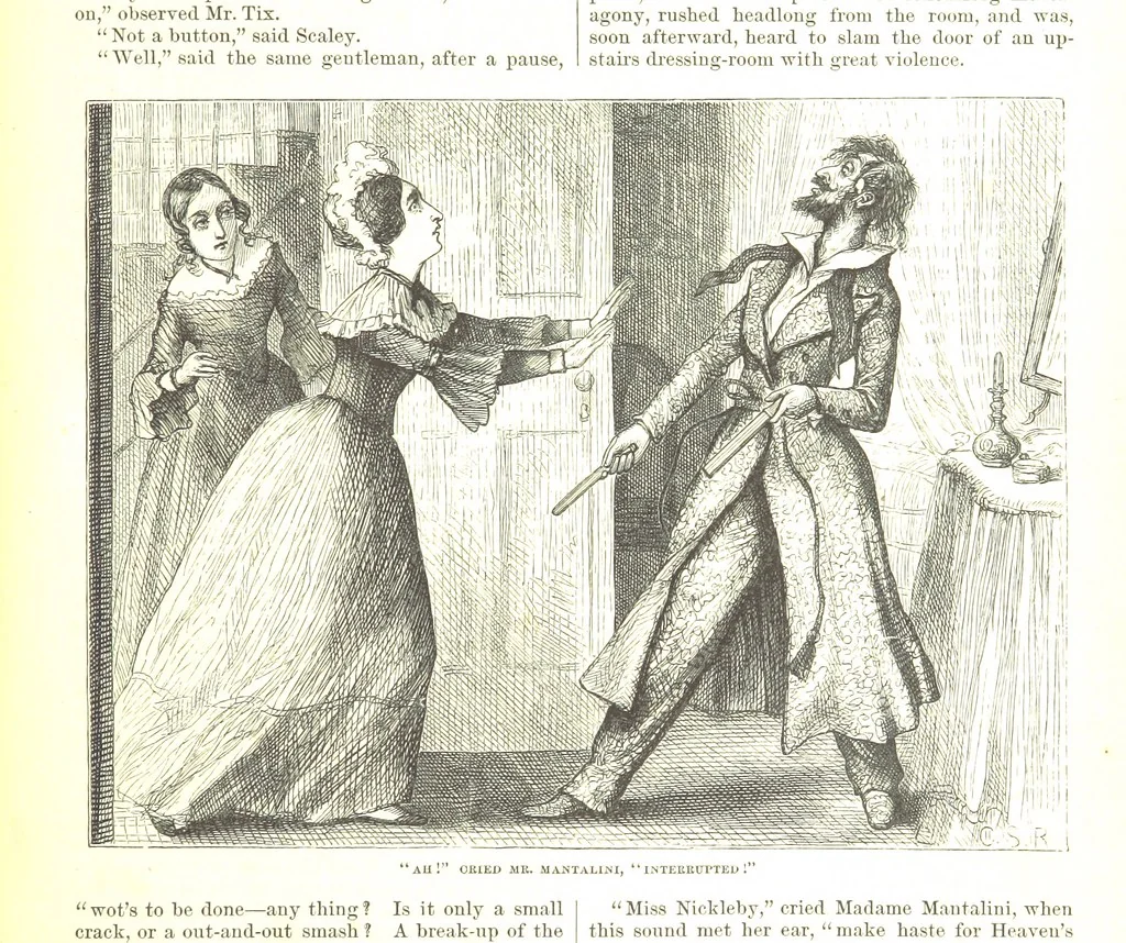 An illustration from Thirty plates, proofs of illustrations to the “Household edition” of the works of Charles Dickens.] [1875, 76], leaf 119