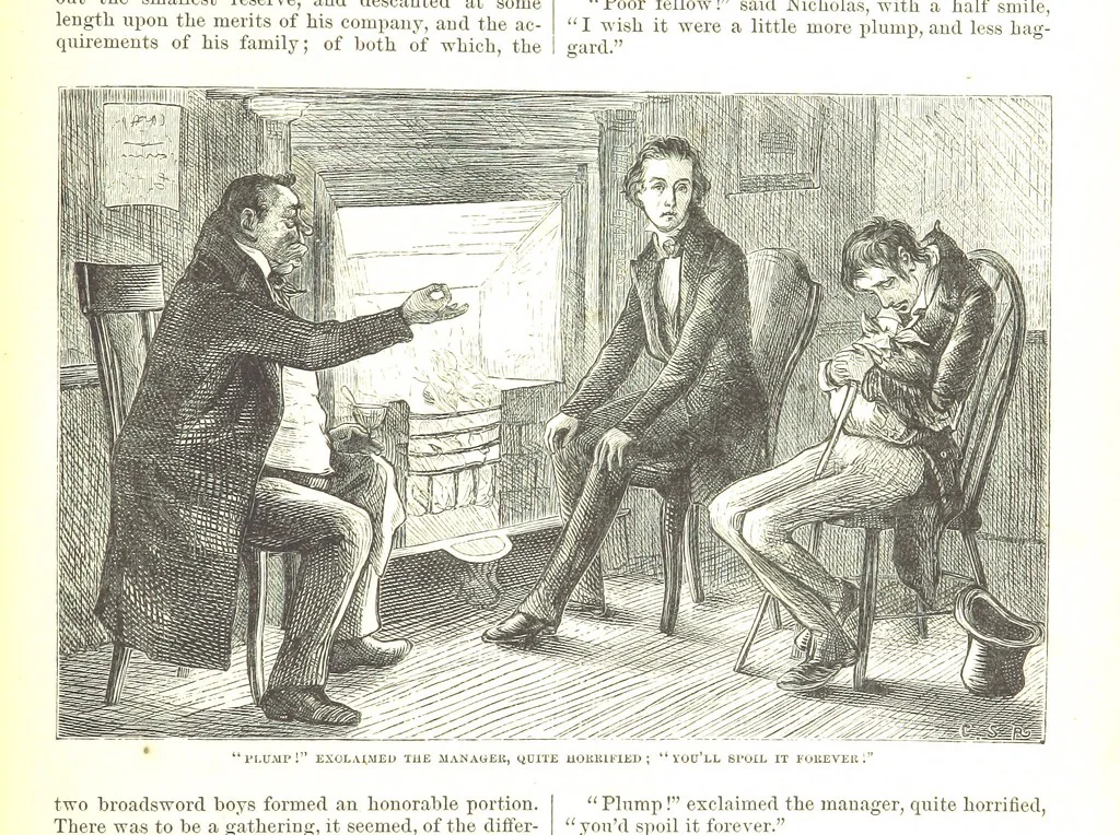 An illustration from Thirty plates, proofs of illustrations to the “Household edition” of the works of Charles Dickens.] [1875, 76], leaf 127