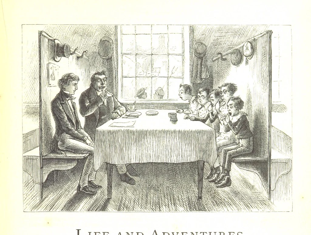An illustration from Thirty plates, proofs of illustrations to the “Household edition” of the works of Charles Dickens.] [1875, 76], leaf 13