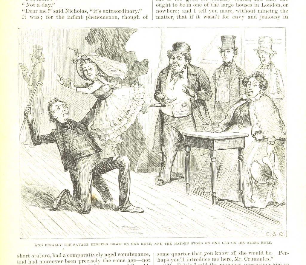 An illustration from Thirty plates, proofs of illustrations to the “Household edition” of the works of Charles Dickens.] [1875, 76], leaf 131