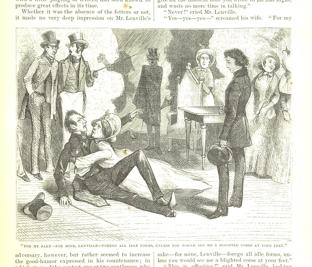 An illustration from Thirty plates, proofs of illustrations to the “Household edition” of the works of Charles Dickens.] [1875, 76], leaf 167