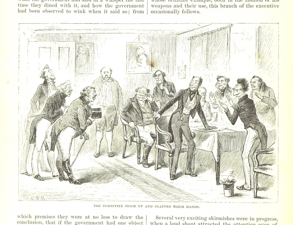 An illustration from Thirty plates, proofs of illustrations to the “Household edition” of the works of Charles Dickens.] [1875, 76], leaf 18