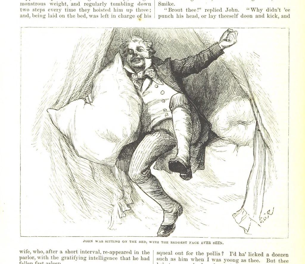 An illustration from Thirty plates, proofs of illustrations to the “Household edition” of the works of Charles Dickens.] [1875, 76], leaf 218