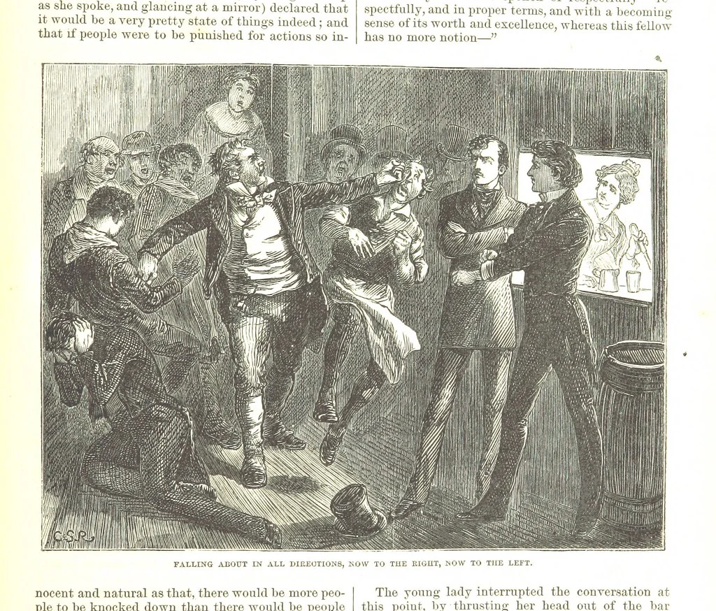 An illustration from Thirty plates, proofs of illustrations to the “Household edition” of the works of Charles Dickens.] [1875, 76], leaf 237