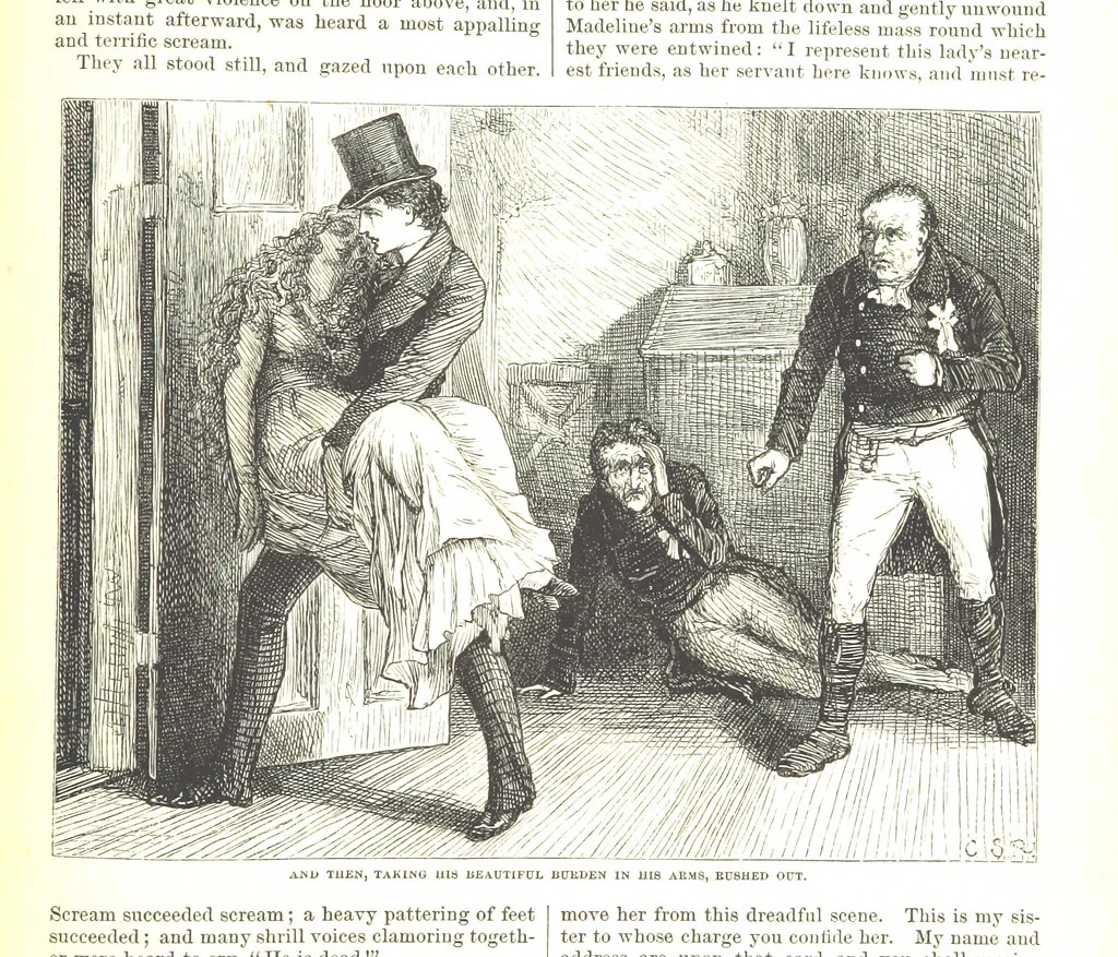 An illustration from Thirty plates, proofs of illustrations to the “Household edition” of the works of Charles Dickens.] [1875, 76], leaf 299