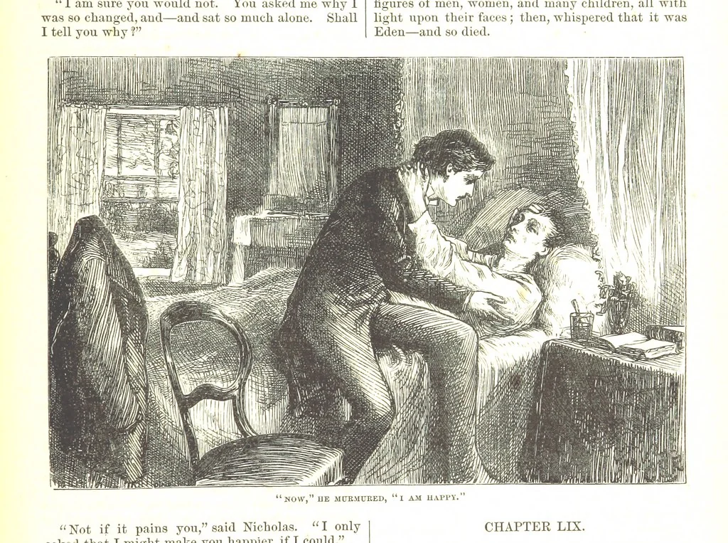 An illustration from Thirty plates, proofs of illustrations to the “Household edition” of the works of Charles Dickens.] [1875, 76], leaf 317