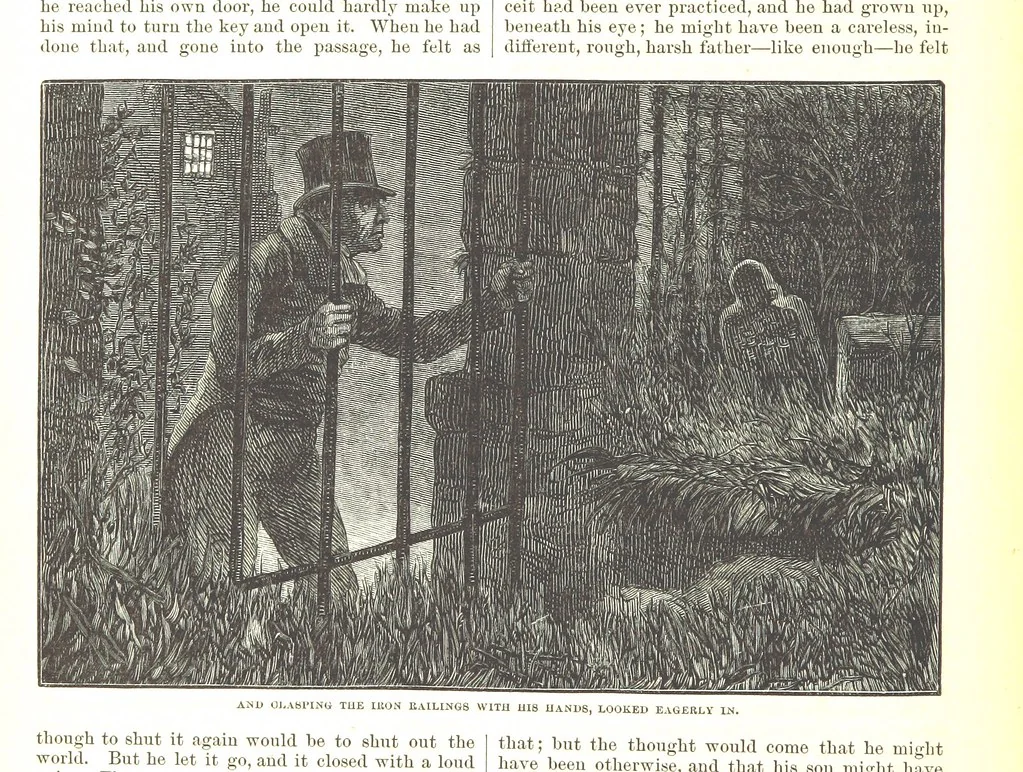 An illustration from Thirty plates, proofs of illustrations to the “Household edition” of the works of Charles Dickens.] [1875, 76], leaf 332