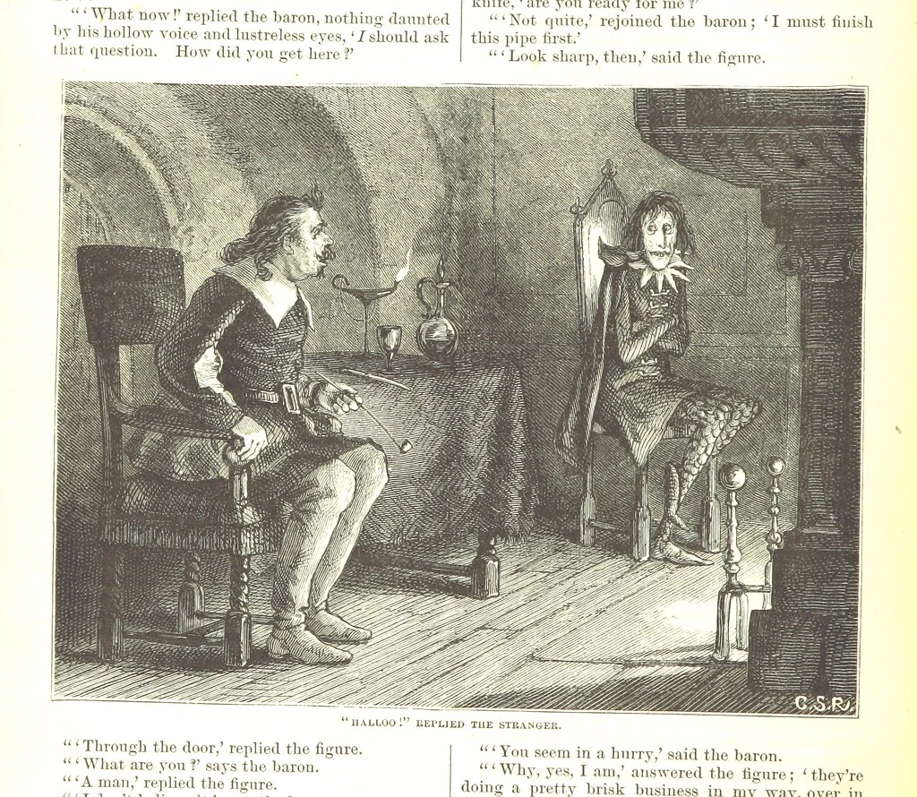An illustration from Thirty plates, proofs of illustrations to the “Household edition” of the works of Charles Dickens.] [1875, 76], leaf 42