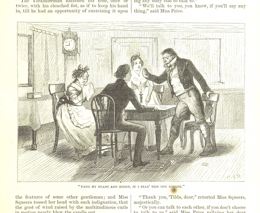 An illustration from Thirty plates, proofs of illustrations to the “Household edition” of the works of Charles Dickens.] [1875, 76], leaf 57