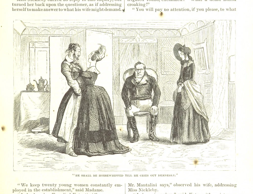 An illustration from Thirty plates, proofs of illustrations to the “Household edition” of the works of Charles Dickens.] [1875, 76], leaf 63
