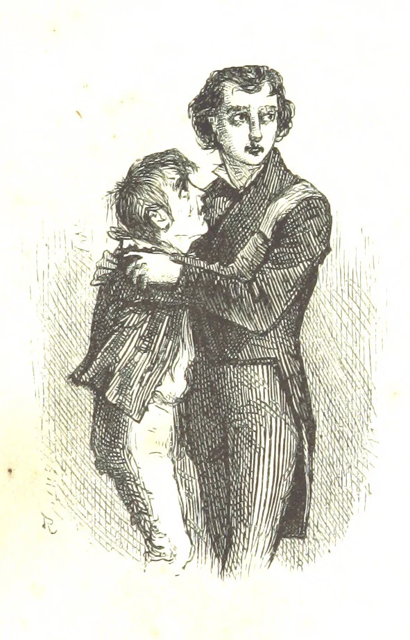 An illustration from Thirty plates, proofs of illustrations to the “Household edition” of the works of Charles Dickens.] [1875, 76], leaf 7
