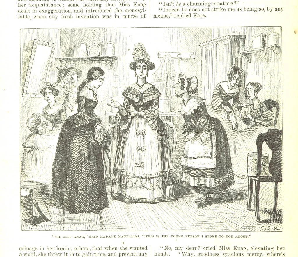 An illustration from Thirty plates, proofs of illustrations to the “Household edition” of the works of Charles Dickens.] [1875, 76], leaf 98