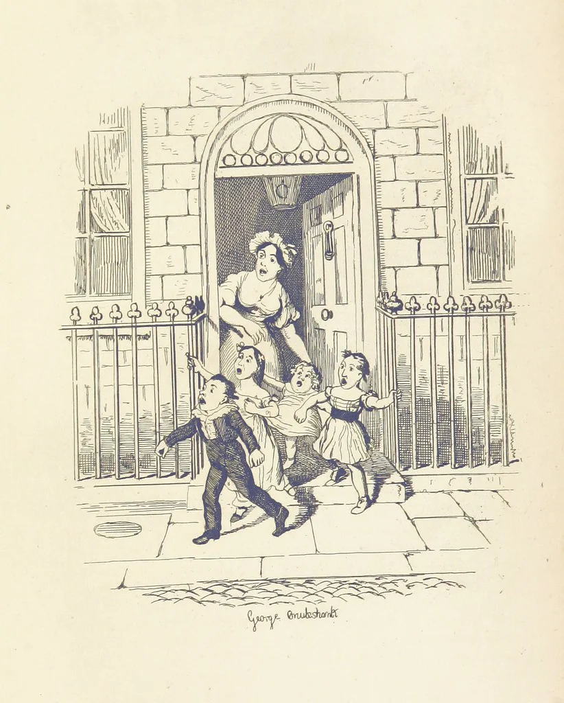 An illustration from Works of Charles Dickens. New illustrated library edition. [With a preface to each work by Edwin P. Whipple, 1876, leaf 114