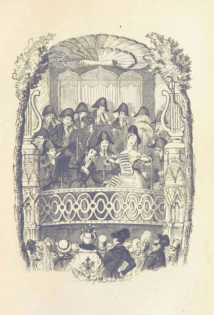 An illustration from Works of Charles Dickens. New illustrated library edition. [With a preface to each work by Edwin P. Whipple, 1876, leaf 163