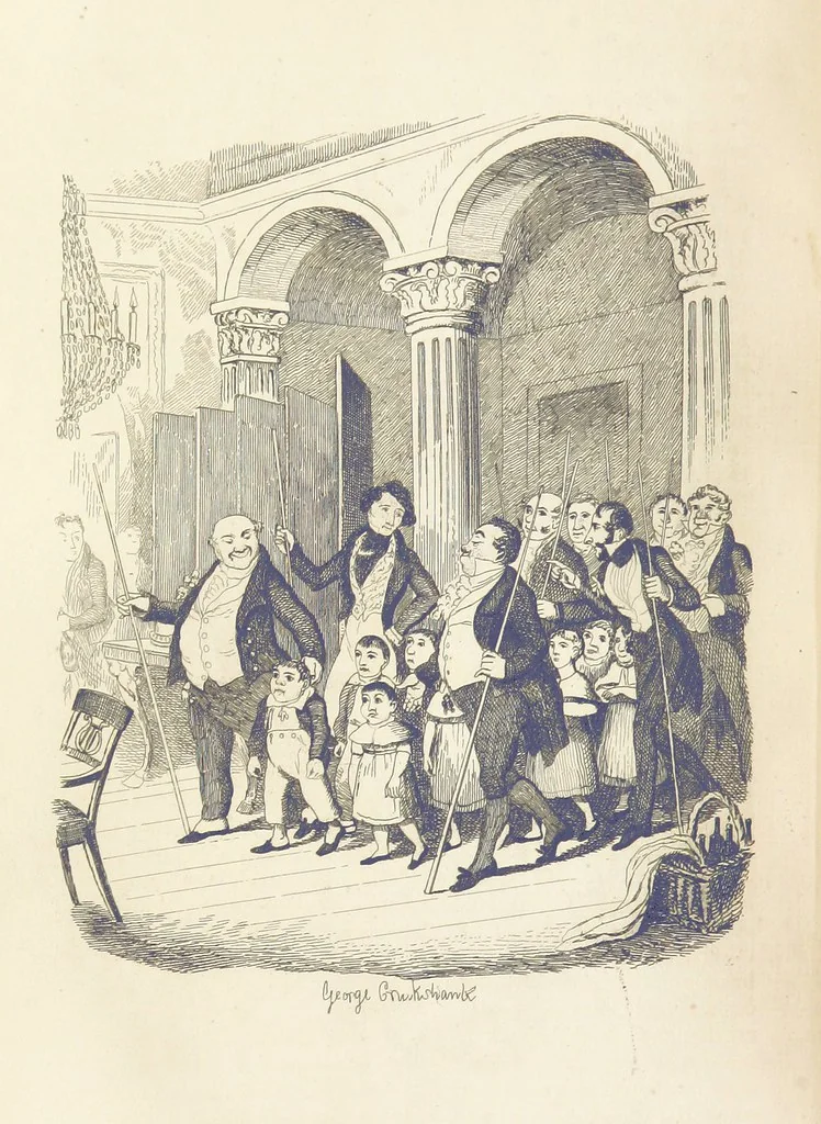 An illustration from Works of Charles Dickens. New illustrated library edition. [With a preface to each work by Edwin P. Whipple, 1876, leaf 204