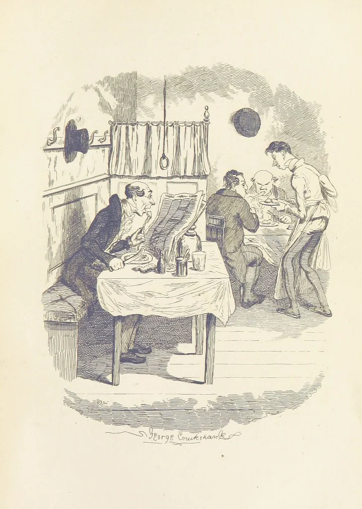 An illustration from Works of Charles Dickens. New illustrated library edition. [With a preface to each work by Edwin P. Whipple, 1876, leaf 263