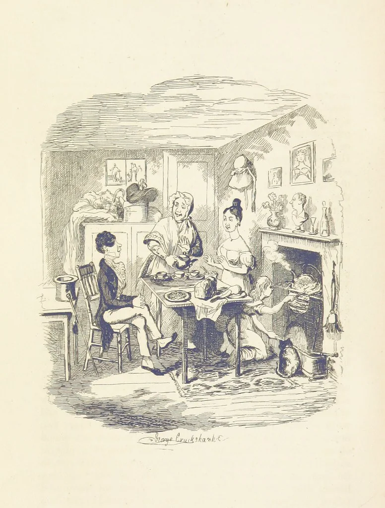 An illustration from Works of Charles Dickens. New illustrated library edition. [With a preface to each work by Edwin P. Whipple, 1876, leaf 280