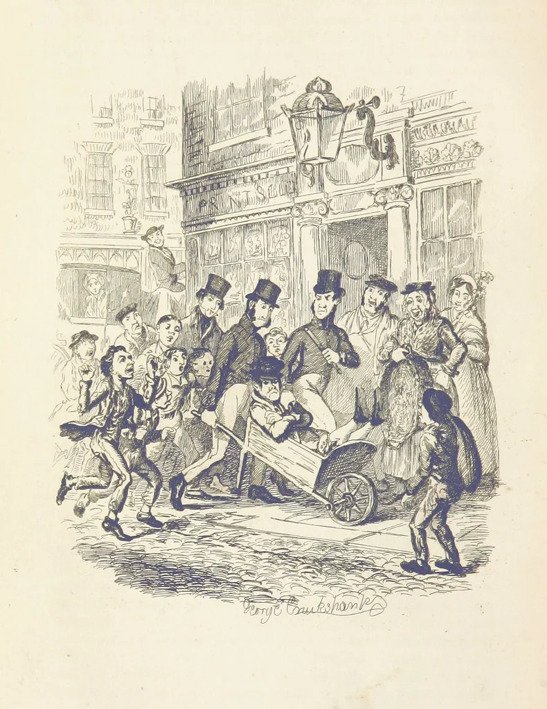 An illustration from Works of Charles Dickens. New illustrated library edition. [With a preface to each work by Edwin P. Whipple, 1876, leaf 292