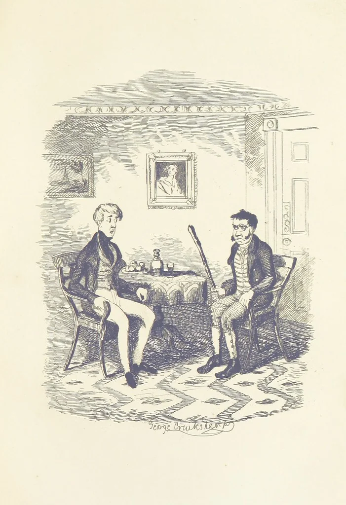 An illustration from Works of Charles Dickens. New illustrated library edition. [With a preface to each work by Edwin P. Whipple, 1876, leaf 487