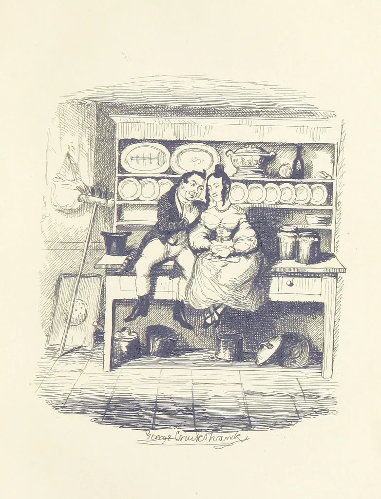 An illustration from Works of Charles Dickens. New illustrated library edition. [With a preface to each work by Edwin P. Whipple, 1876, leaf 517
