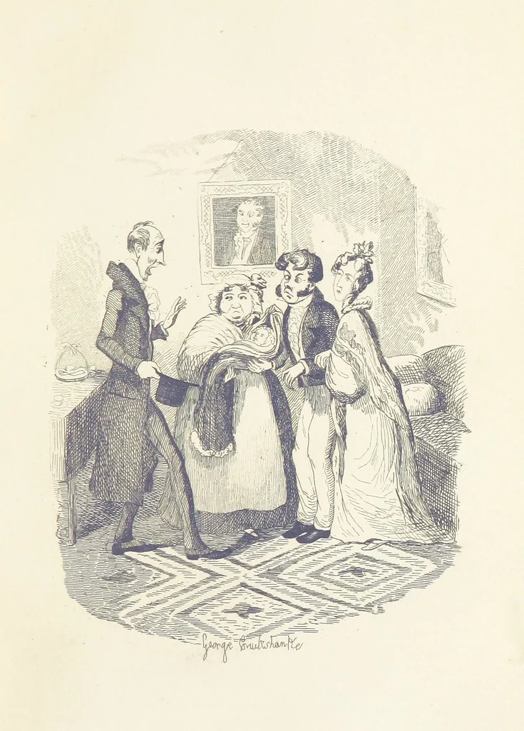 An illustration from Works of Charles Dickens. New illustrated library edition. [With a preface to each work by Edwin P. Whipple, 1876, leaf 549