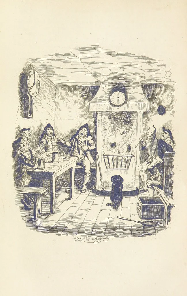 An illustration from Works of Charles Dickens. New illustrated library edition. [With a preface to each work by Edwin P. Whipple, 1876, leaf 92