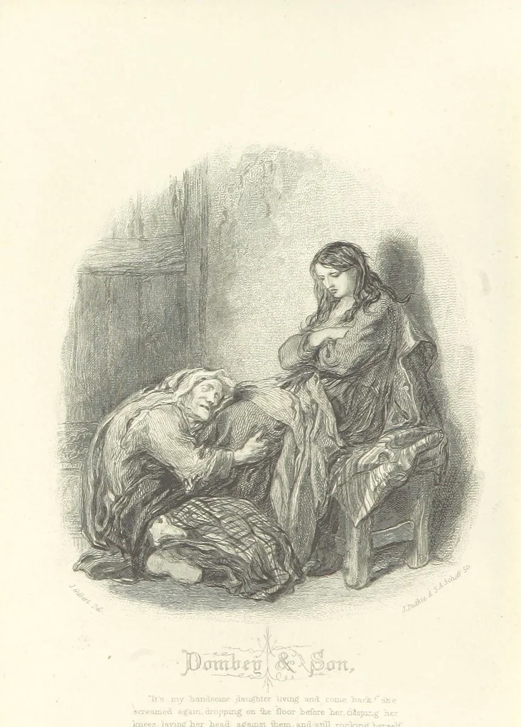 An illustration from Works of Charles Dickens. New illustrated library edition. [With a preface to each work by Edwin P. Whipple, leaf 12