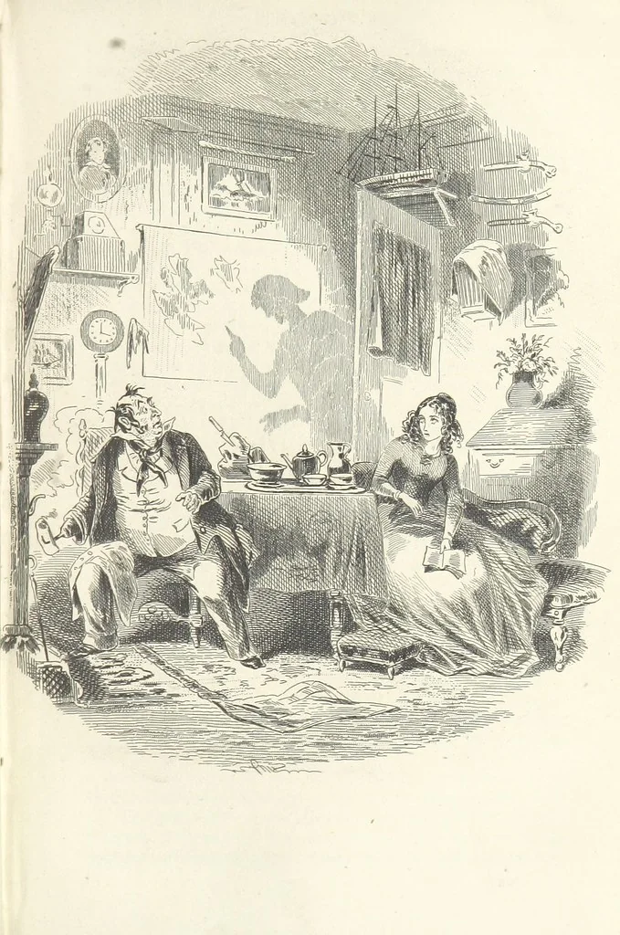 An illustration from Works of Charles Dickens. New illustrated library edition. [With a preface to each work by Edwin P. Whipple, leaf 311