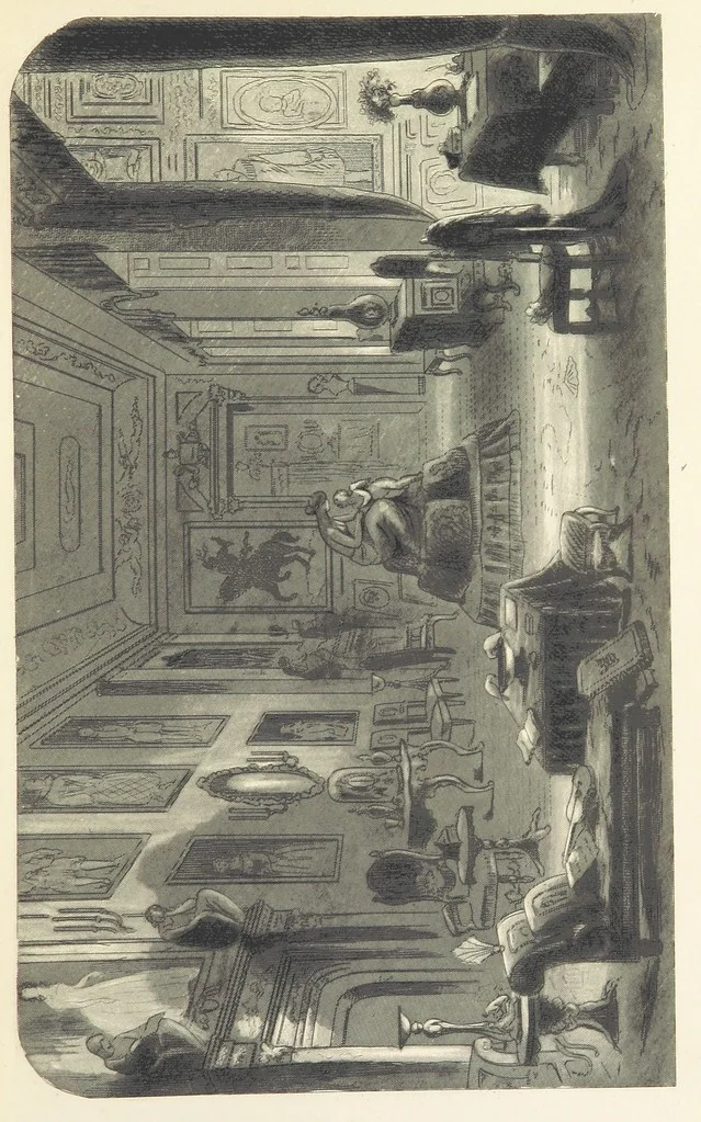 An illustration from Works of Charles Dickens. New illustrated library edition. [With a preface to each work by Edwin P. Whipple, leaf 161