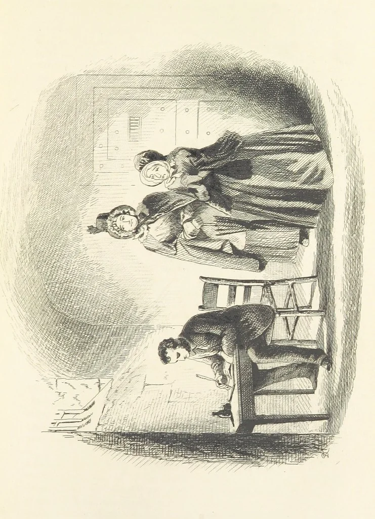 An illustration from Works of Charles Dickens. New illustrated library edition. [With a preface to each work by Edwin P. Whipple, leaf 367